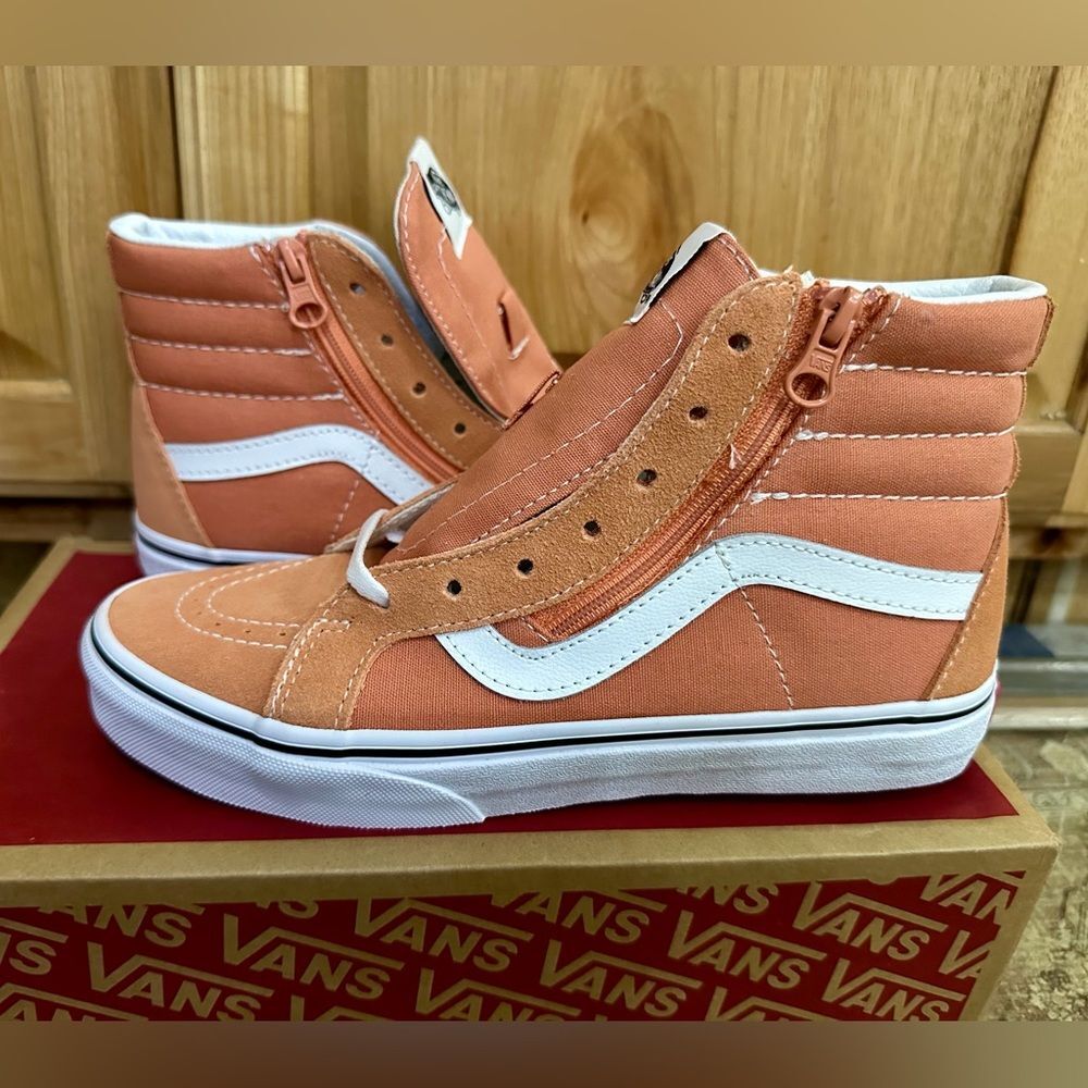 Vans Women's Orange and White Footwear